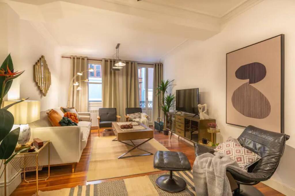Exclusivo Apartamento En El Casco Viejo Bilbao Dış mekan fotoğraf